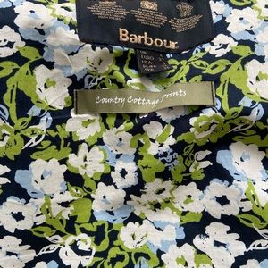 Barbour waxed jacket Liberty of London print